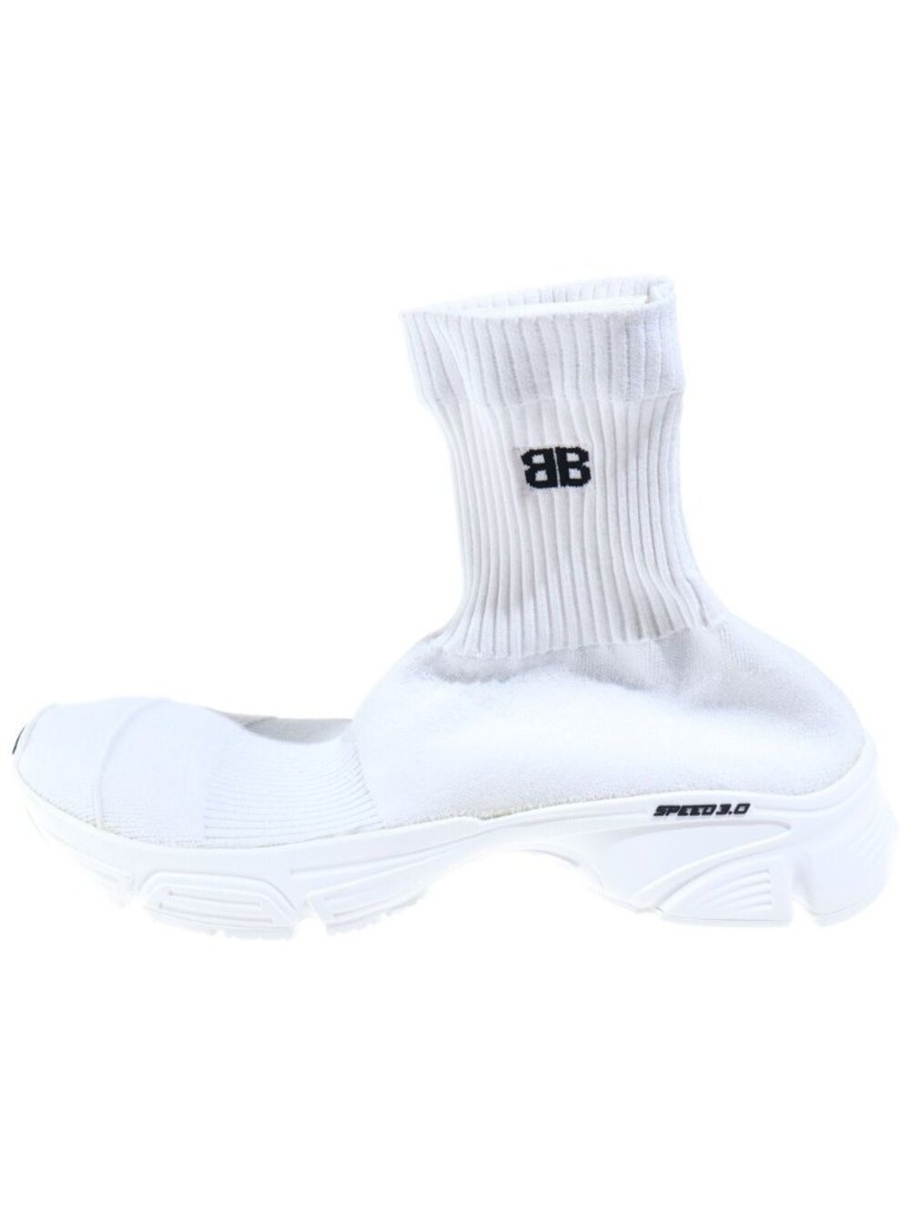 Balenciaga Sspeed 3.0 Speed Trainer Sneakers High Top White